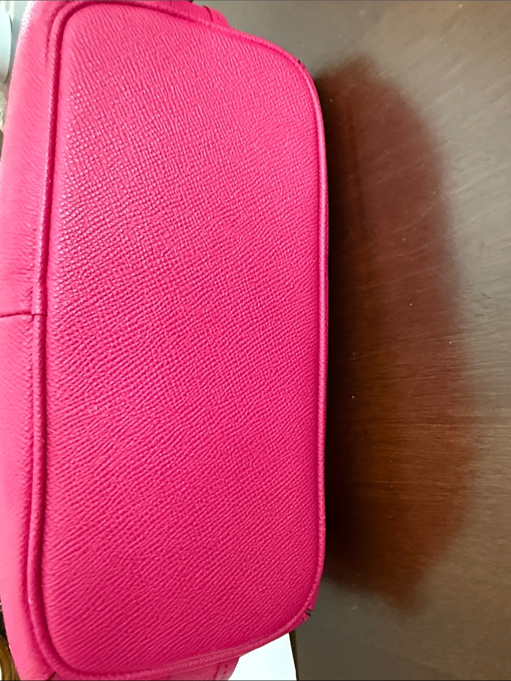 Coach Prince Street mini satchel pink Ruby EUC 11 1/2"(L) x 7 3/4" (H) x 4 1/4" - Picture 7 of 13